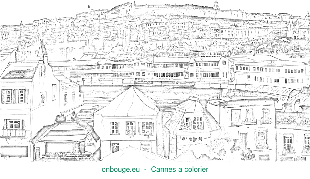 Coloriage de Cannes