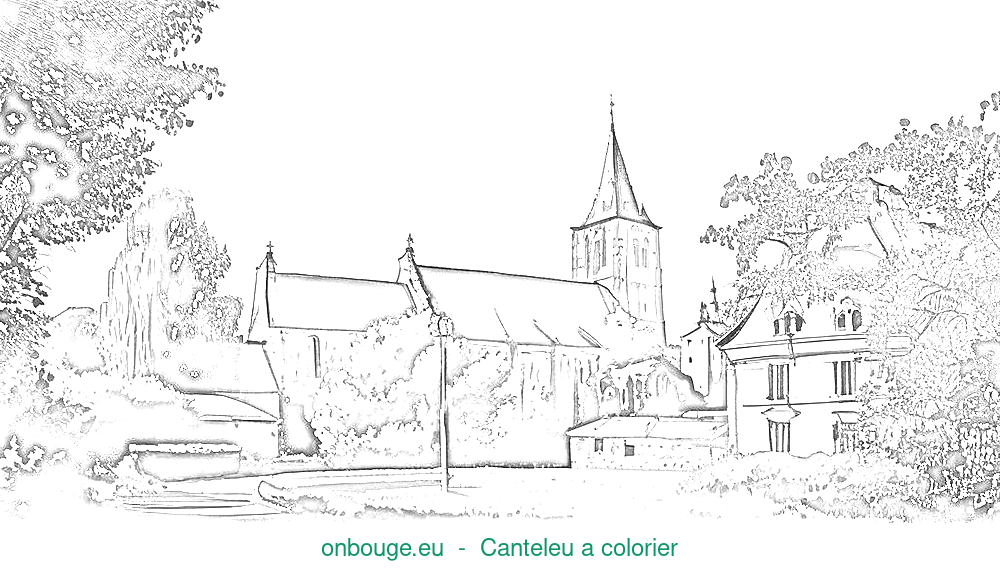 Coloriage de Canteleu