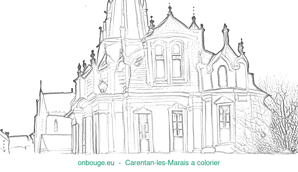 Coloriage de Carentan-les-Marais