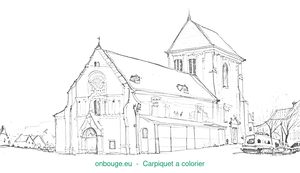 Coloriage de Carpiquet