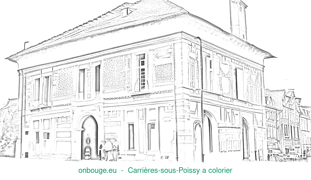 Coloriage de Carrières-sous-Poissy