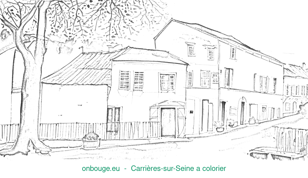 Coloriage de Carrières-sur-Seine
