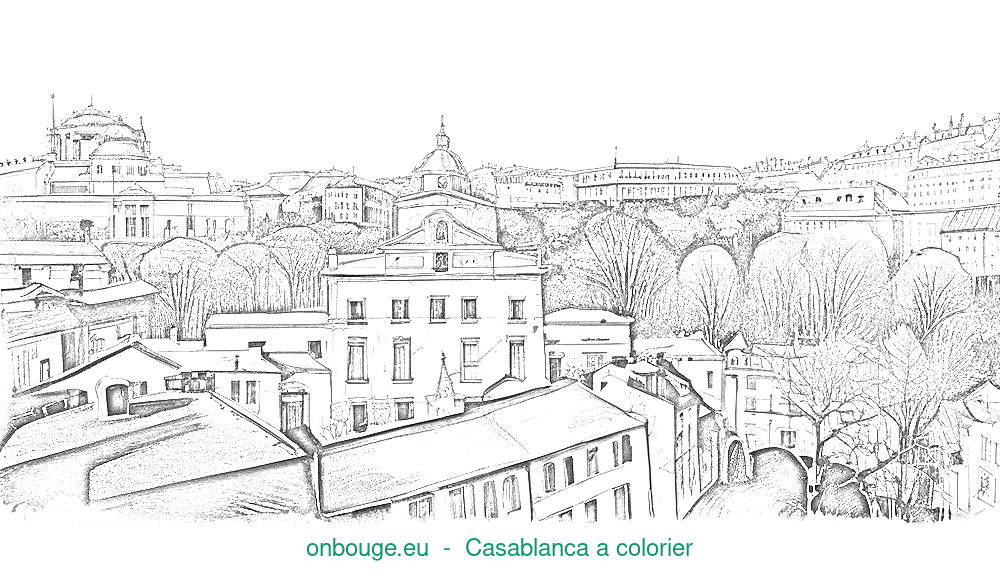 Coloriage de Casablanca