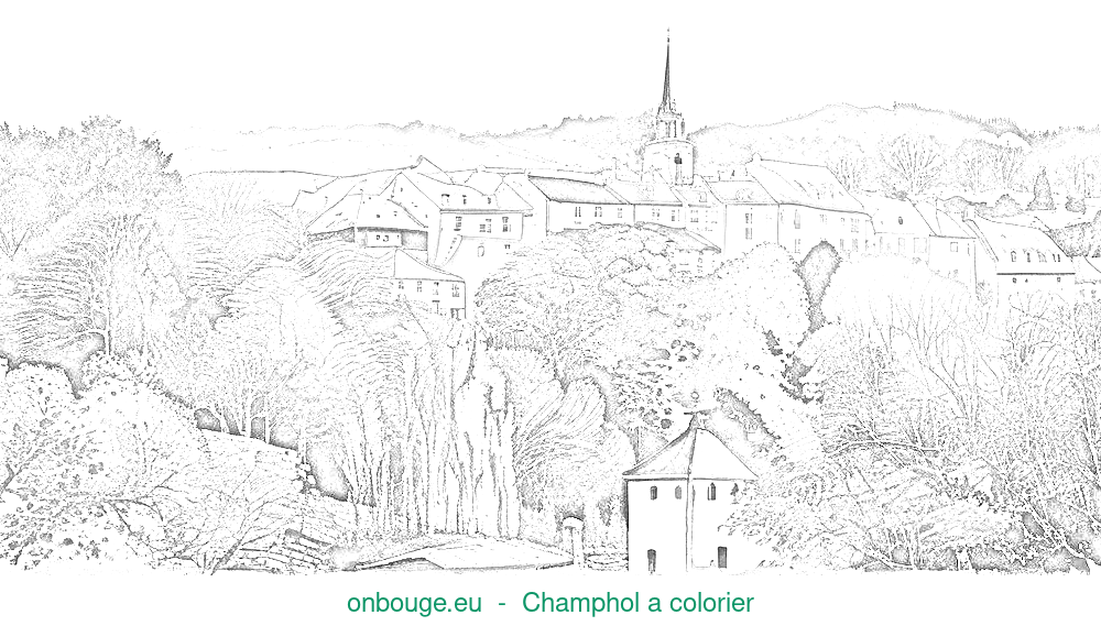 Coloriage de Champhol