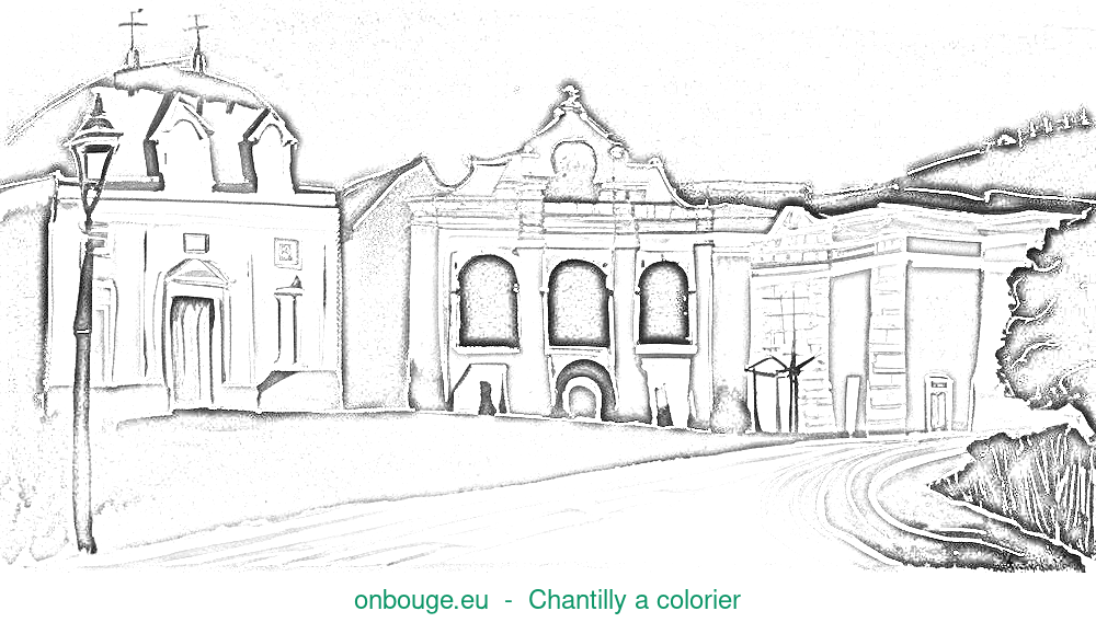 Coloriage de Chantilly