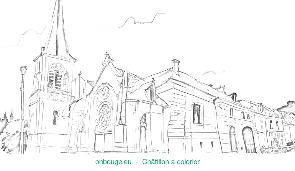Coloriage de Châtillon