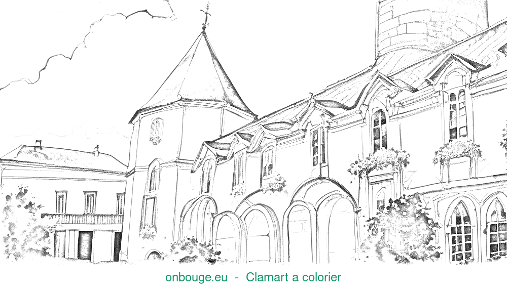 Coloriage de Clamart