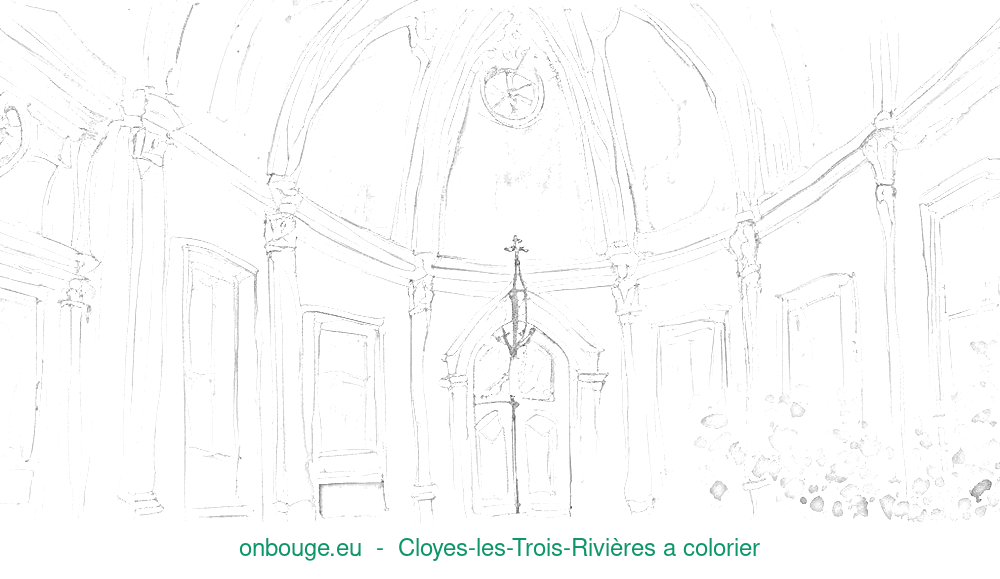 Coloriage de Cloyes-les-Trois-Rivières