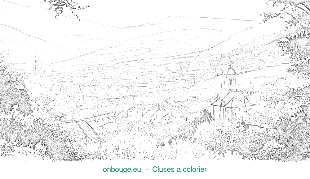 Coloriage de Cluses