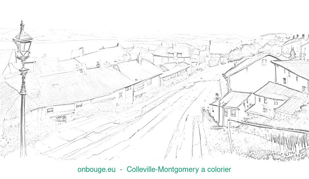 Coloriage de Colleville-Montgomery