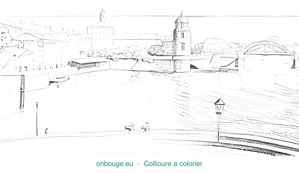 Coloriage de Collioure