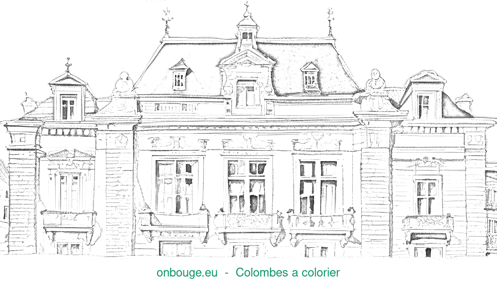 Coloriage de Colombes