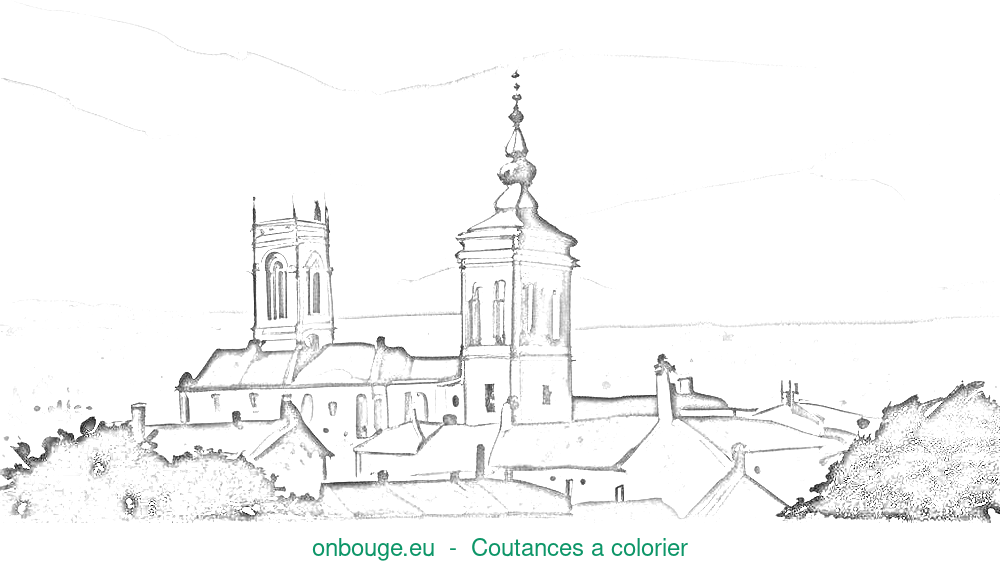 Coloriage de Coutances