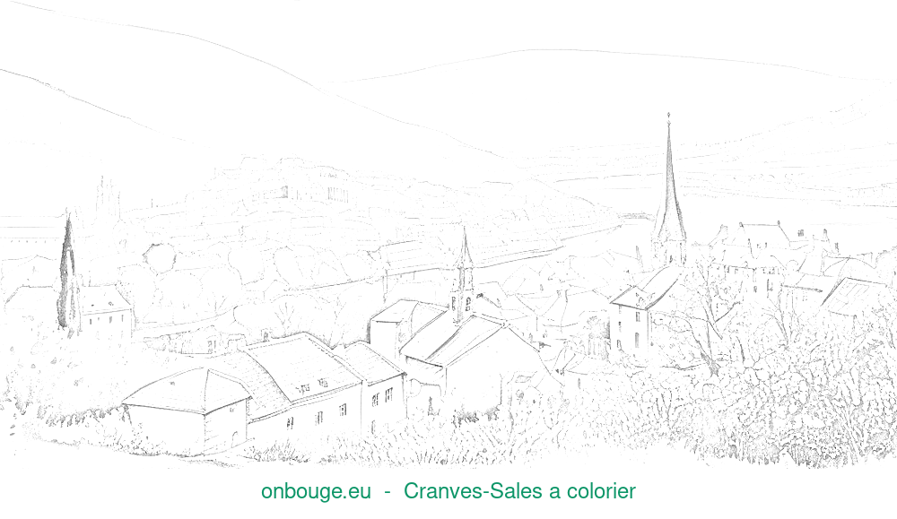 Coloriage de Cranves-Sales