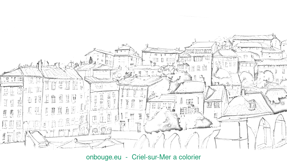Coloriage de Criel-sur-Mer