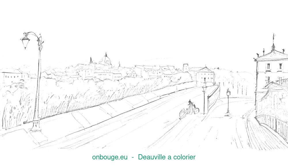 Coloriage de Deauville