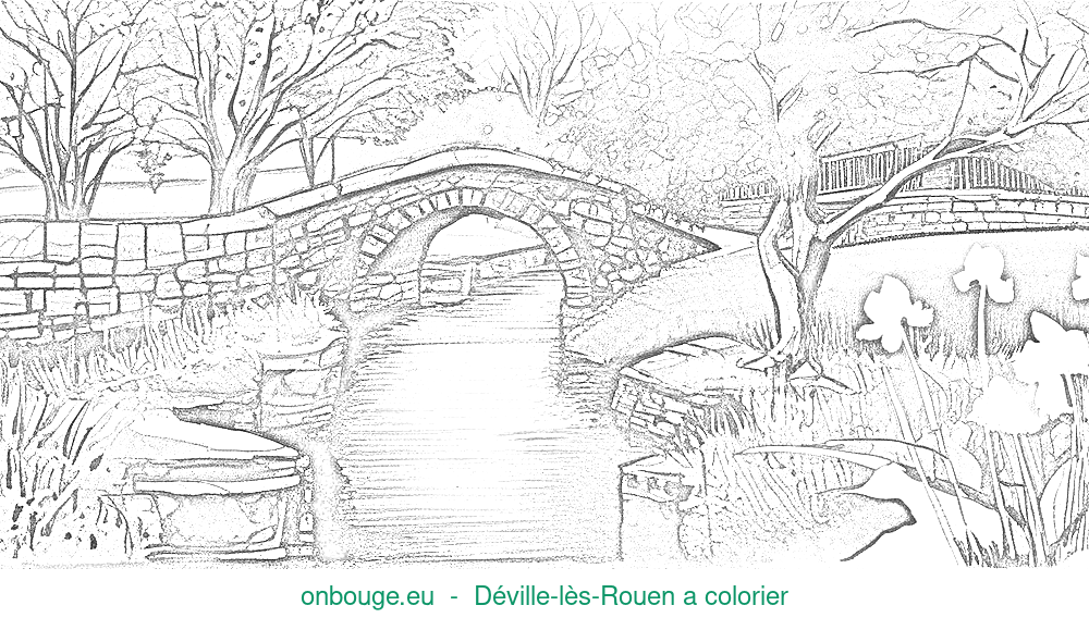 Coloriage de Déville-lès-Rouen