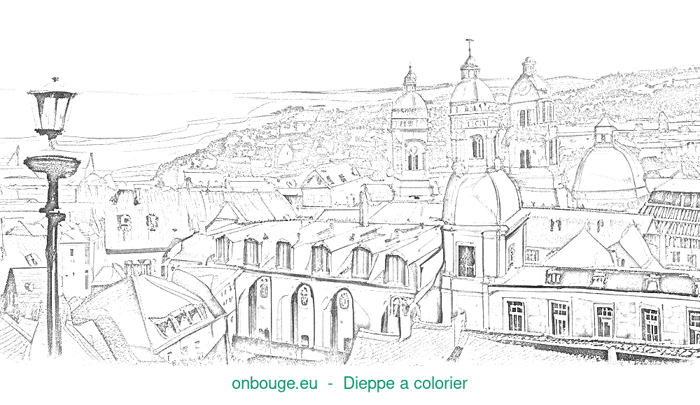Coloriage de Dieppe
