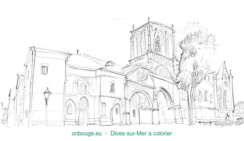 Coloriage de Dives-sur-Mer