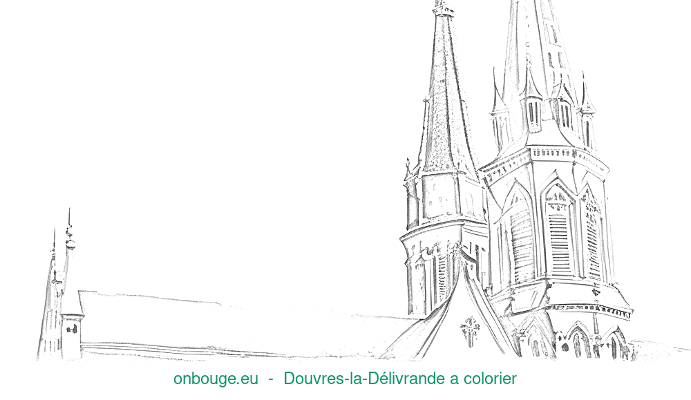 Coloriage de Douvres-la-Délivrande