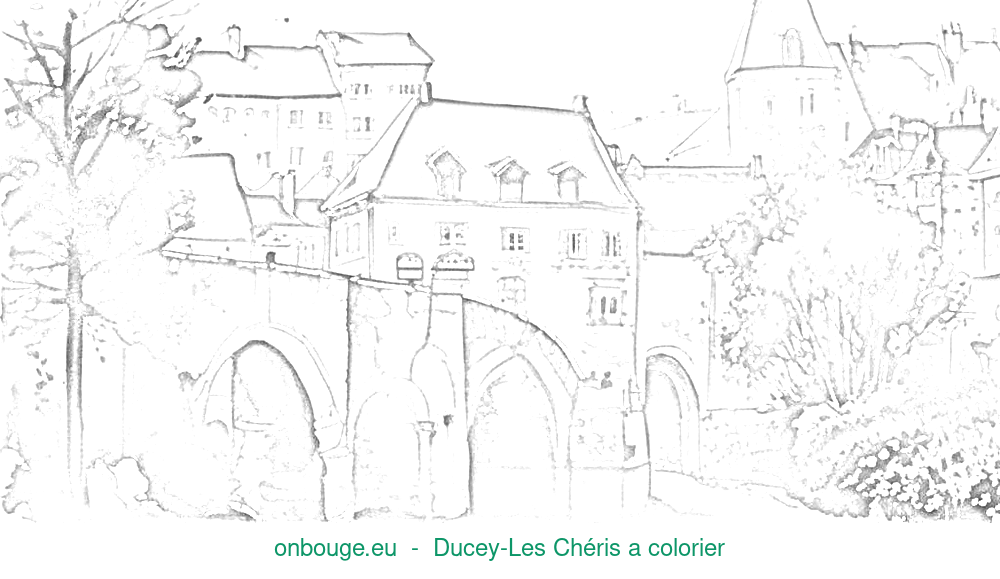 Coloriage de Ducey-Les Chéris