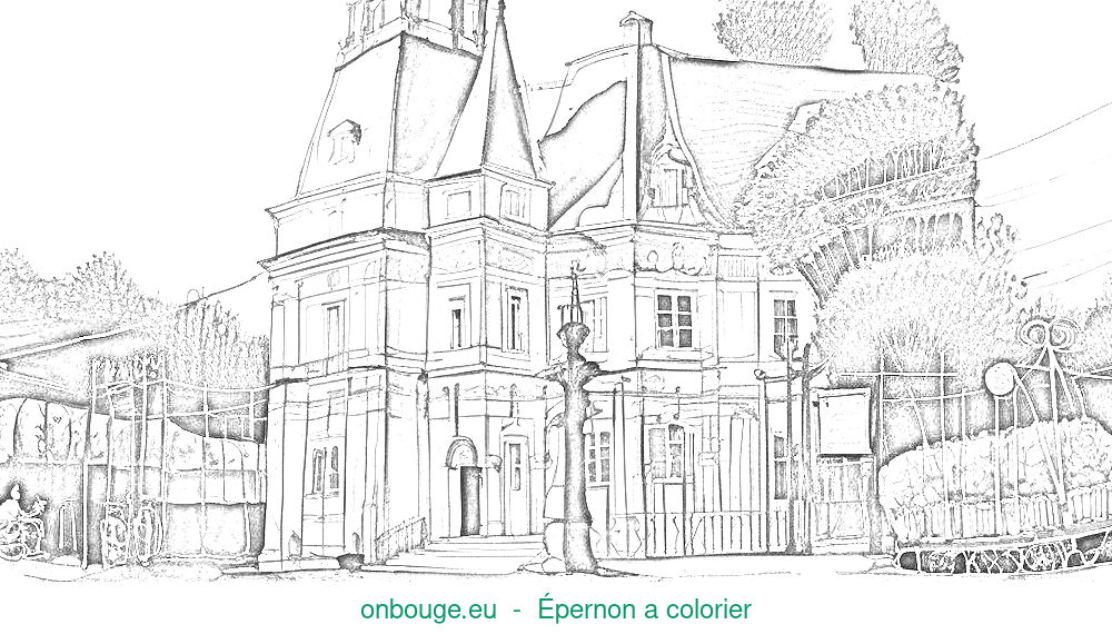 Coloriage d’Épernon