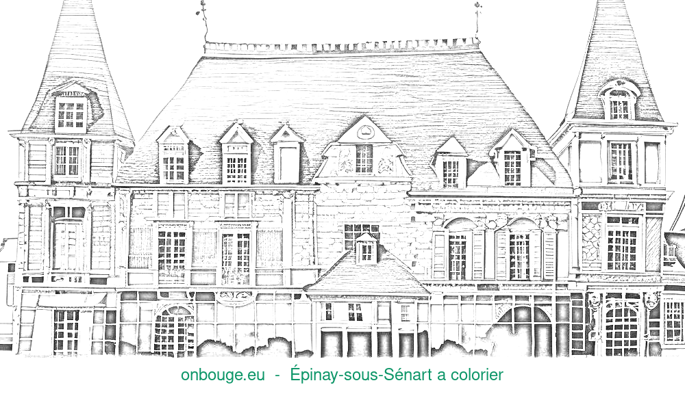 Coloriage d’Épinay-sous-Sénart