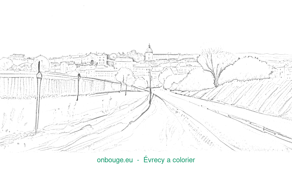 Coloriage d’Évrecy
