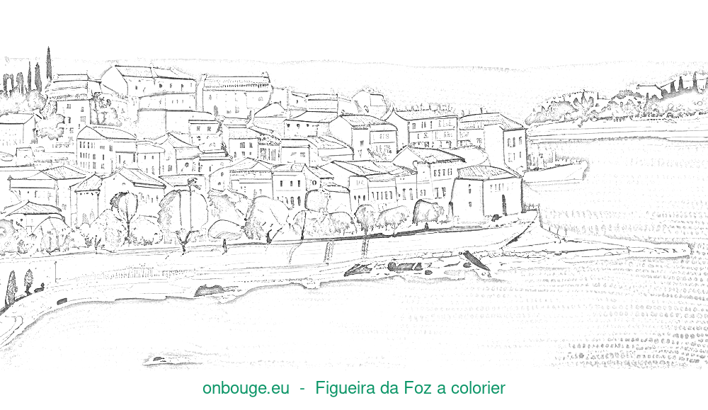Desenho de Figueira da Foz