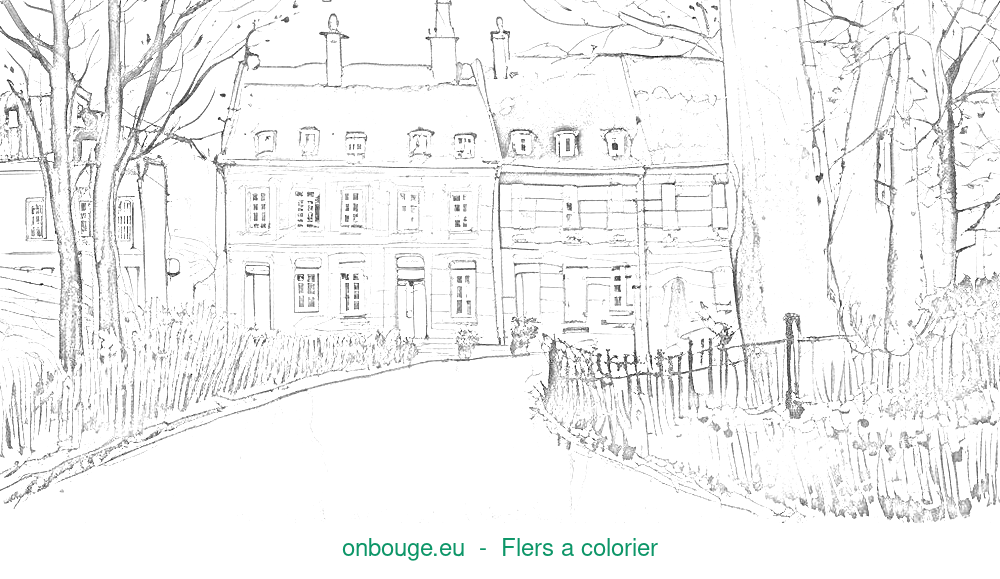 Coloriage de Flers