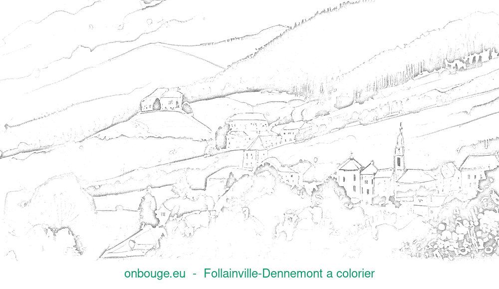 Coloriage de Follainville-Dennemont