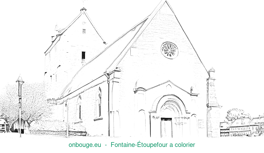 Coloriage de Fontaine-Étoupefour