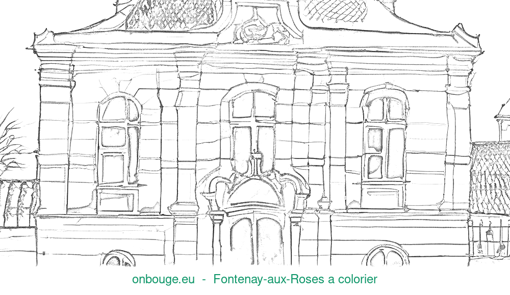 Coloriage de Fontenay-aux-Roses