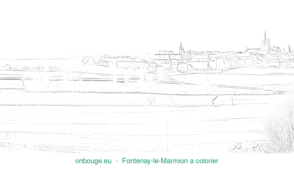 Coloriage de Fontenay-le-Marmion