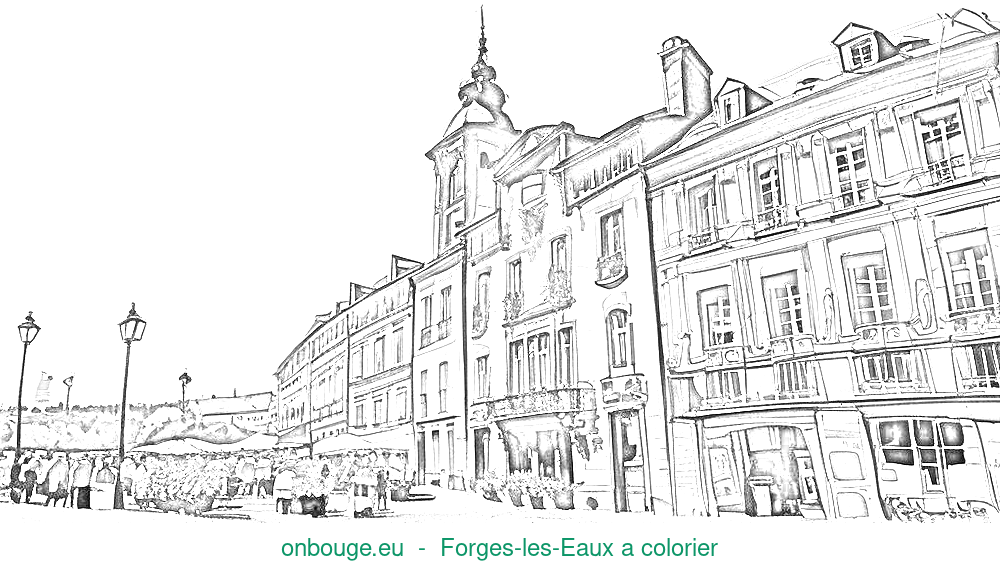 Coloriage de Forges-les-Eaux