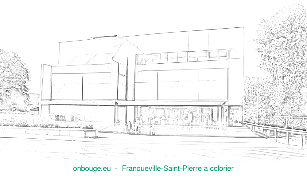 Coloriage de Franqueville-Saint-Pierre