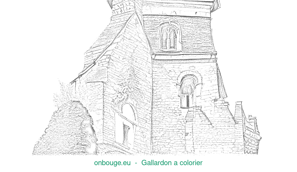 Coloriage de Gallardon