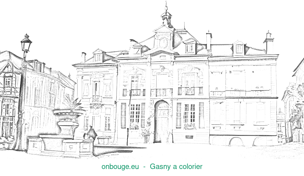 Coloriage de Gasny