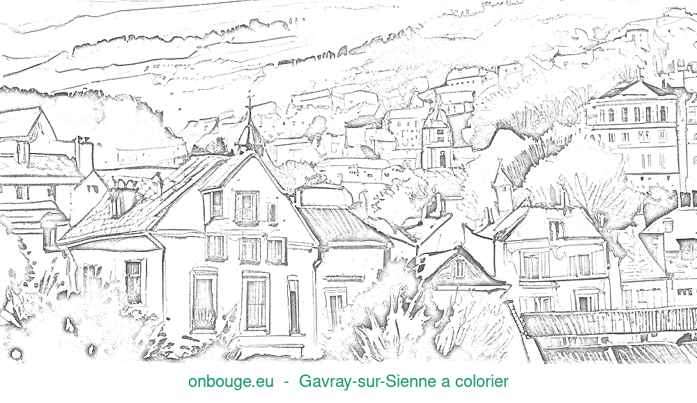 Coloriage de Gavray-sur-Sienne