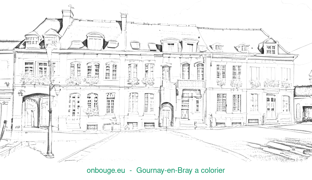 Coloriage de Gournay-en-Bray