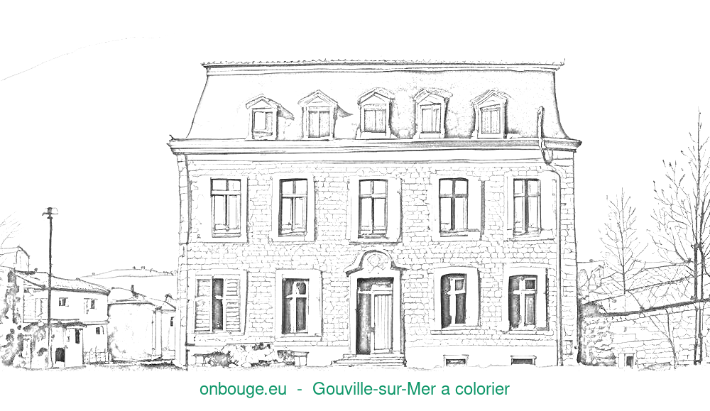 Coloriage de Gouville-sur-Mer