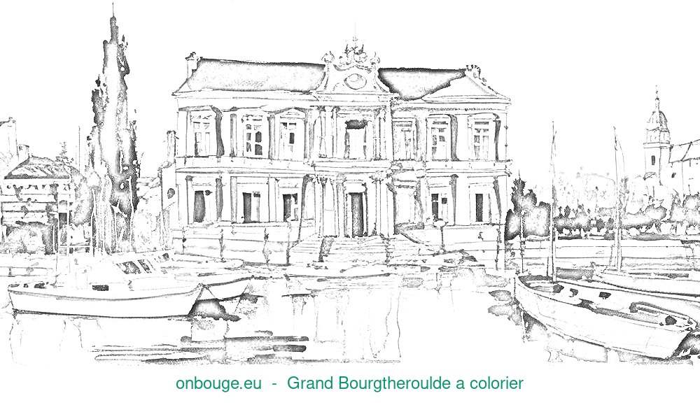 Coloriage de Grand Bourgtheroulde
