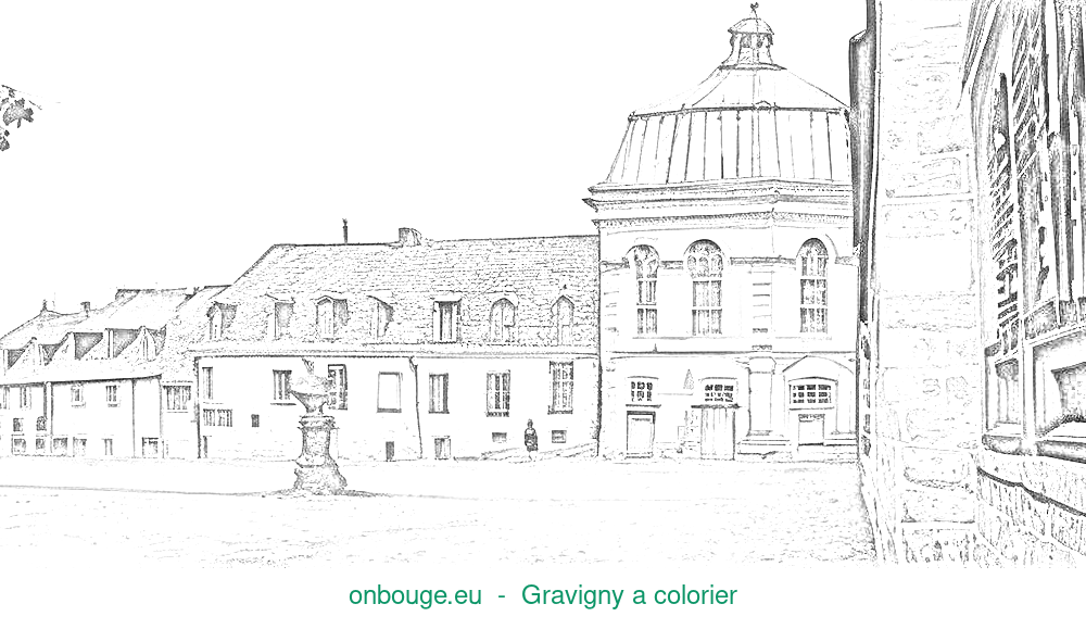 Coloriage de Gravigny