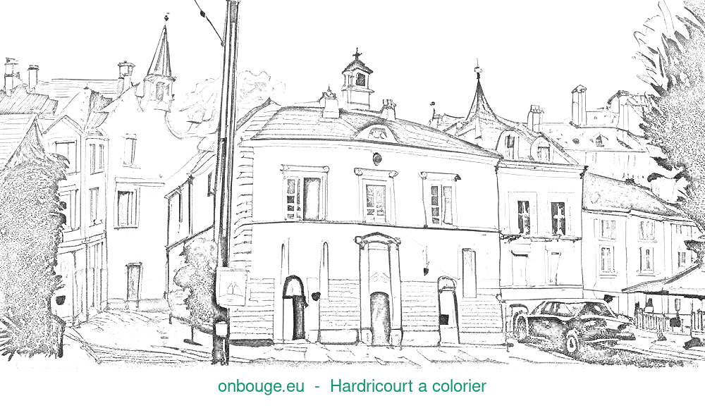 Coloriage d'Hardricourt