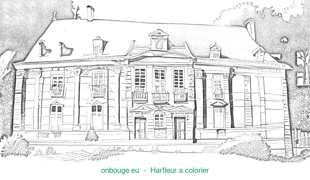 Coloriage d'Harfleur