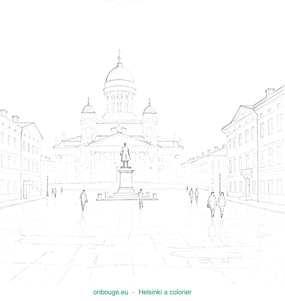 Coloriage d'Helsinki