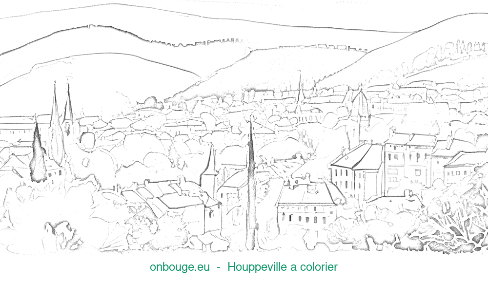 Coloriage d'Houppeville