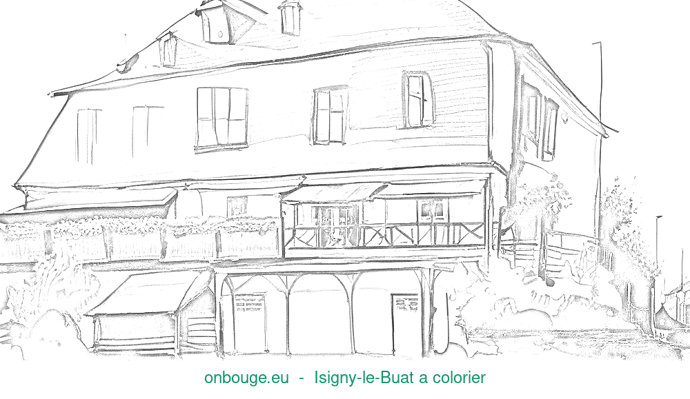 Coloriage d’Isigny-le-Buat
