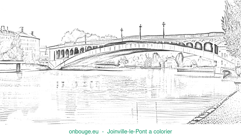 Coloriage de Joinville-le-Pont