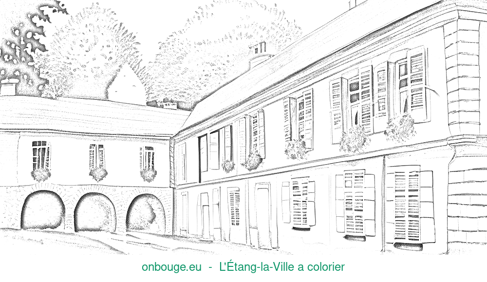 Coloriage de L'Étang-la-Ville
